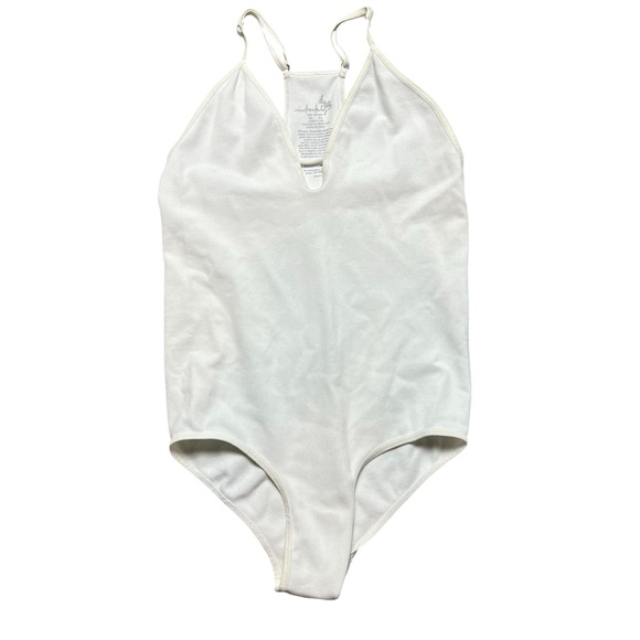 Free People Intimately Womens Bodysuit White Size M/L - Picture 1 of 3